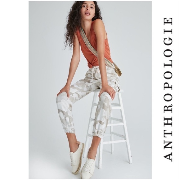 Nwt Anthropologie Sanctuary Carefree Cargo Pants - Picture 1 of 11